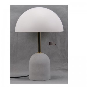 Светодиодная настольная лампа высокого напряжения с бетонным основанием