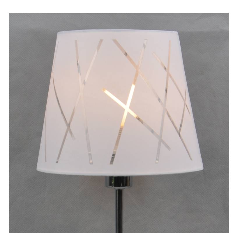 Настольная лампа с абажуром и прозрачной акриловой основой