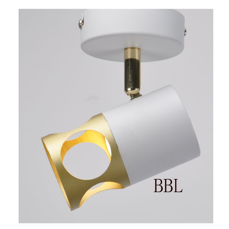 современный светофор - 1, белый + золотой металлический абажур, может регулировать направление